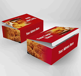 Clamshell Fried Chicken Box